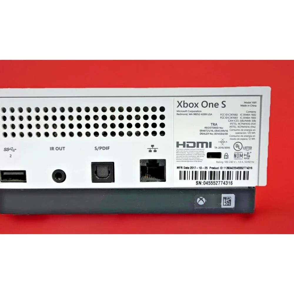 Xbox One Series S White #1682 Console Only Parts/Repair No Power